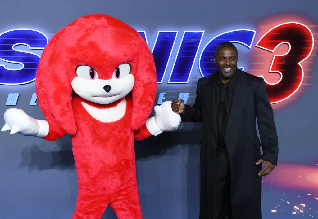  Idris Elba tại buổi ra mắt phim Nhím Sonic 3 ở London